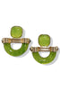 Need To Know Red Door Knocker Resin Earrings