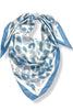 No Dull Moment Blue Leopard Print Triangle Scarf