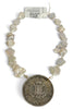 Made In The Deep South Late 1800s Medal Baroque Pearls Necklace