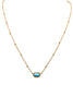 Elisa Mini Necklace - Gold Turquoise Magnesite | Kendra Scott