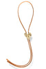 Julia Brown Heart Pendant Lariat Necklace