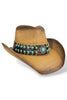 Sara Taupe Western Hat
