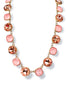 Favorite Moments Light Pink Stone Necklace
