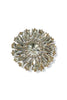 Always In Mind Gola and Clear Brooch Pendant