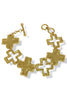 Alina Gold Linked Cross Bracelet