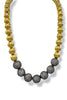 Made in the Deep South Pave Beads 1960s Ball Necklace