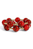 Gather For More Burgundy Marble Ball Bracelet Set