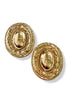 Stop In My Tracks Gold Statement Earrings