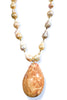 Made in the Deep South 1960s Mappa Cowrie Shell Baroque Pearl Necklace