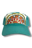 Kilim Baseball Hat - Turquoise 27