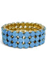 Sienna by TOVA Sadie Turquoise 3 Strand Bracelet