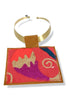 Kilim Suzani Red Fabric Choker Necklace 2