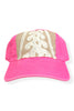 Kilim Baseball Hat - Hot Pink 62