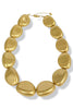 Layla Gold Statement Pebble Bead Necklace
