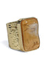What Comes Next Orange Statement Hinged Bracelet