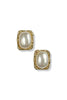 Tag Along Gold and Pearl Stud Earrings