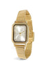 Time Will Tell Gold and White Watch
