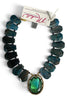 Made in the Deep South 1950s Brooch 1960s Agate Beads Necklace