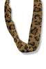 In The Wild Brown Leopard Chiffon Scarf Necklace