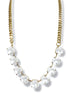 TOVA Mini Sofia Matte White Necklace