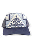 Kilim Trucker Hat - Navy 242