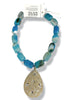 Made In The Deep South 1980s Pendant 1960s Jasper Bead Necklace