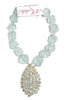 Made in the Deep South 1950s Juliana D&E Brooch 1970s Quartz Beads Necklace