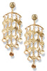 Fun Gold Chandelier Earrings