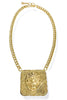 Yochi Cecilia Gold Lion Pendant Necklace