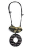 Shelly Black and Grey Statement Necklace