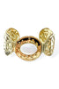 DOORBUSTER Let Go Gold Oval Cuff Bracelet