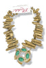 Made In The Deep South 1950s Brooch 1960s Quartz Bead Necklace