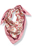Stand Before You Pink Floral Triangle Scarf