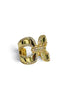 Up In The Air Gold X Pave Ring
