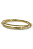 Welcome To Fame Gold Bangle Bracelet