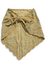 Elodie Olive Flower Triangle Scarf
