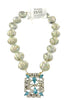 Made In The Deep South 1950s Brooch Crystal Necklace