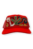 Kilim Trucker Hat - Red 263
