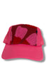 Suzani Hot Pink Kilim Patch Trucker Hat 24