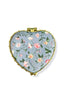 Stole My Heart Blue Heart Shaped Pocket Mirror