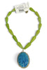 Made In The Deep South 1960s Brooch 1960s Jade Bead Necklace