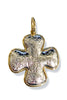 For A Reason Twotone Big Cross Pendant