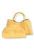 Sophia Yellow Wide Purse