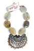 Made in the Deep South 1930s Horn Tiara 1960s Agate Necklace