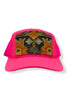 Kilim Trucker Hot Pink - 187