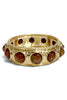 My Dream Dark Brown Faceted Round Stone Bracelet