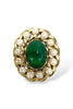 Yochi Moving Forward Green Statement Ring