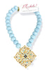 Made In The Deep South 1960s Brooch 1960s Blue Quartz Necklace