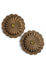 TWT® Concho Chocolate Brown Earrings