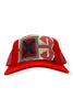 Kilim Trucker Hat - Red 246